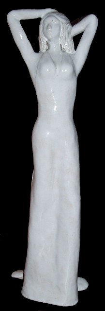 Lady Sensuelle - 2008 - Terre cuite émaillée - Hauteur 40 cm