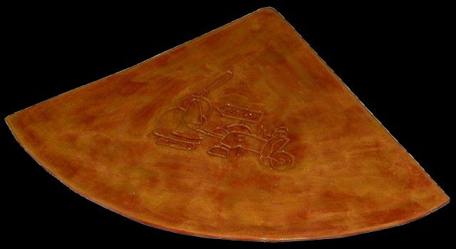 Plat à crèpes - 2007 - Terre cuite émaillée